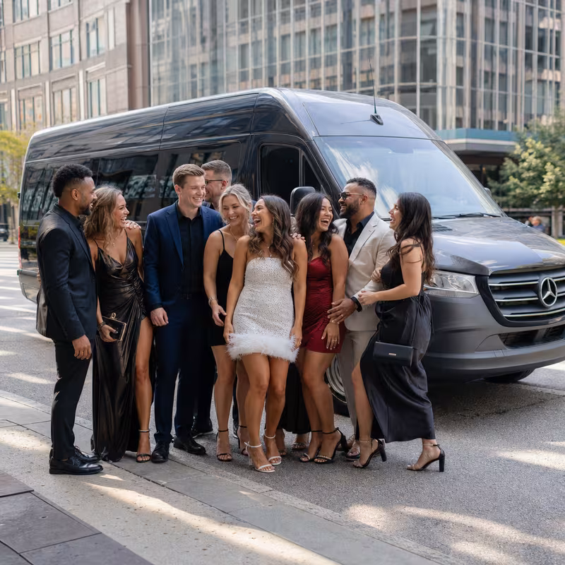 Pittsburgh Bachelor & Bachelorette Transportation fleet vehicle