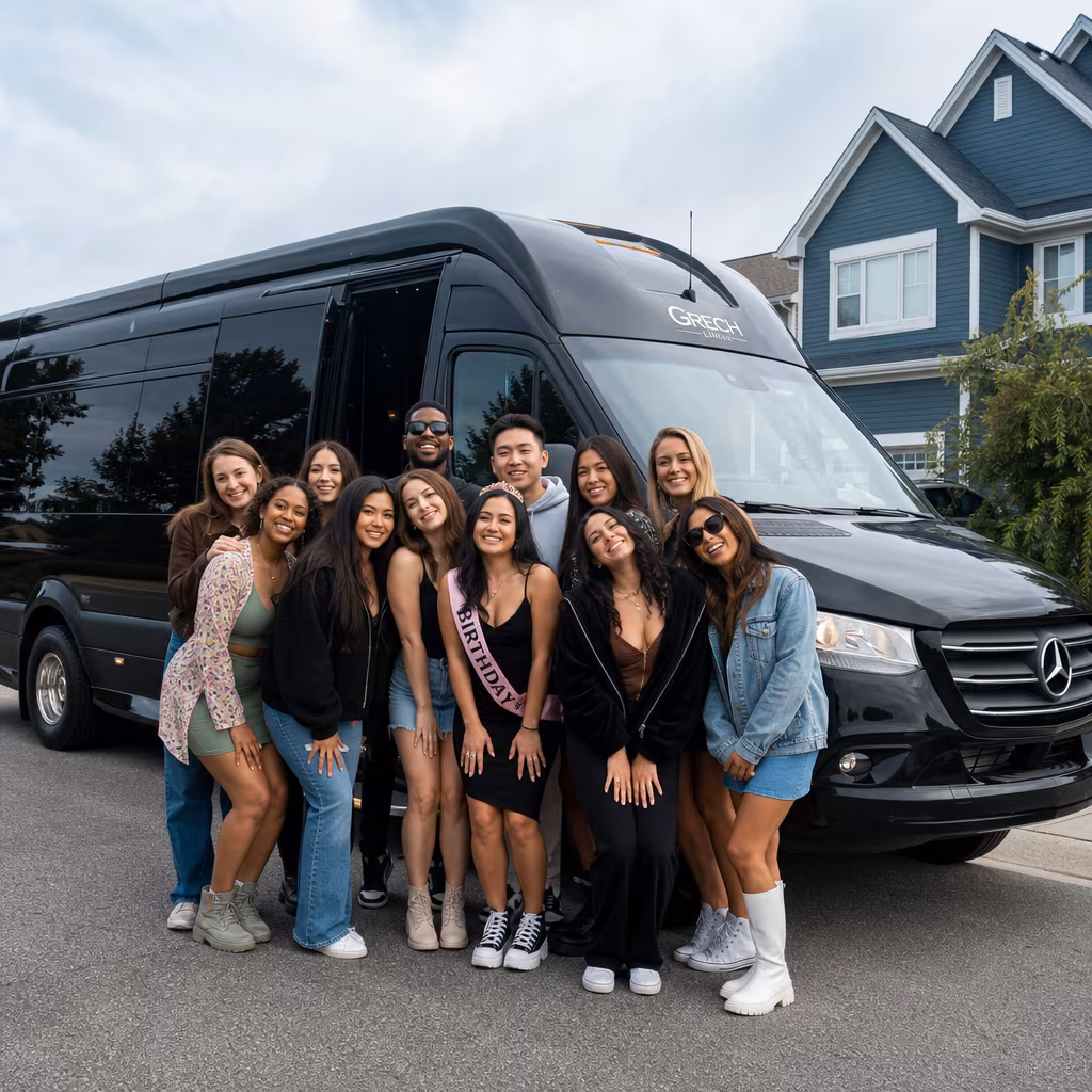 Birthday party bus
