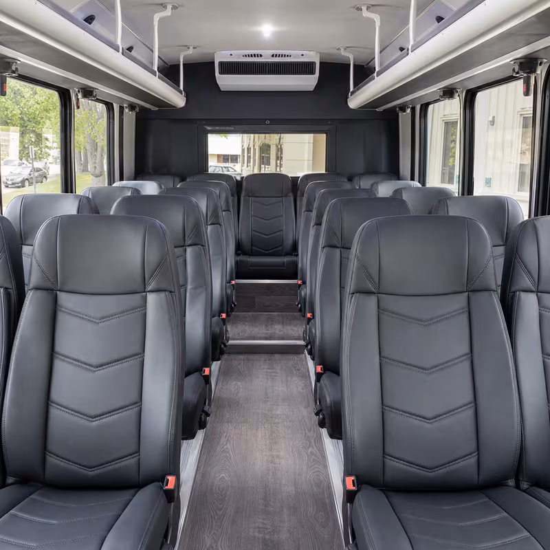 15-35 Passenger Minibus Interior
