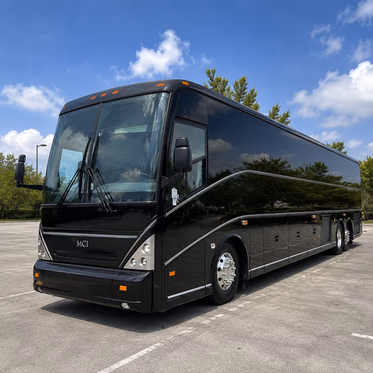 Pittsburgh Airport Shuttle & Transportation party bus interior