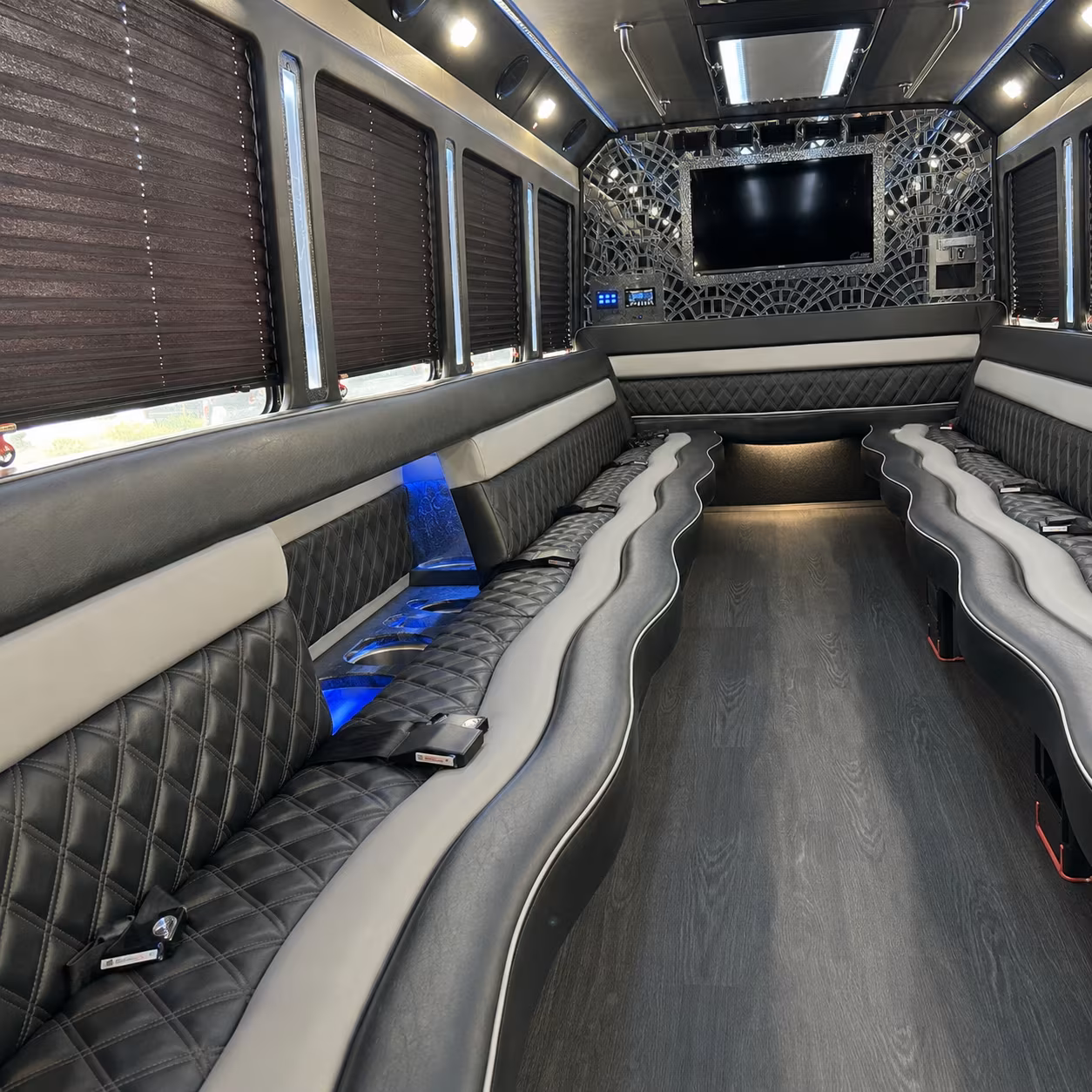 Pittsburgh Private Event Transportation party bus exterior