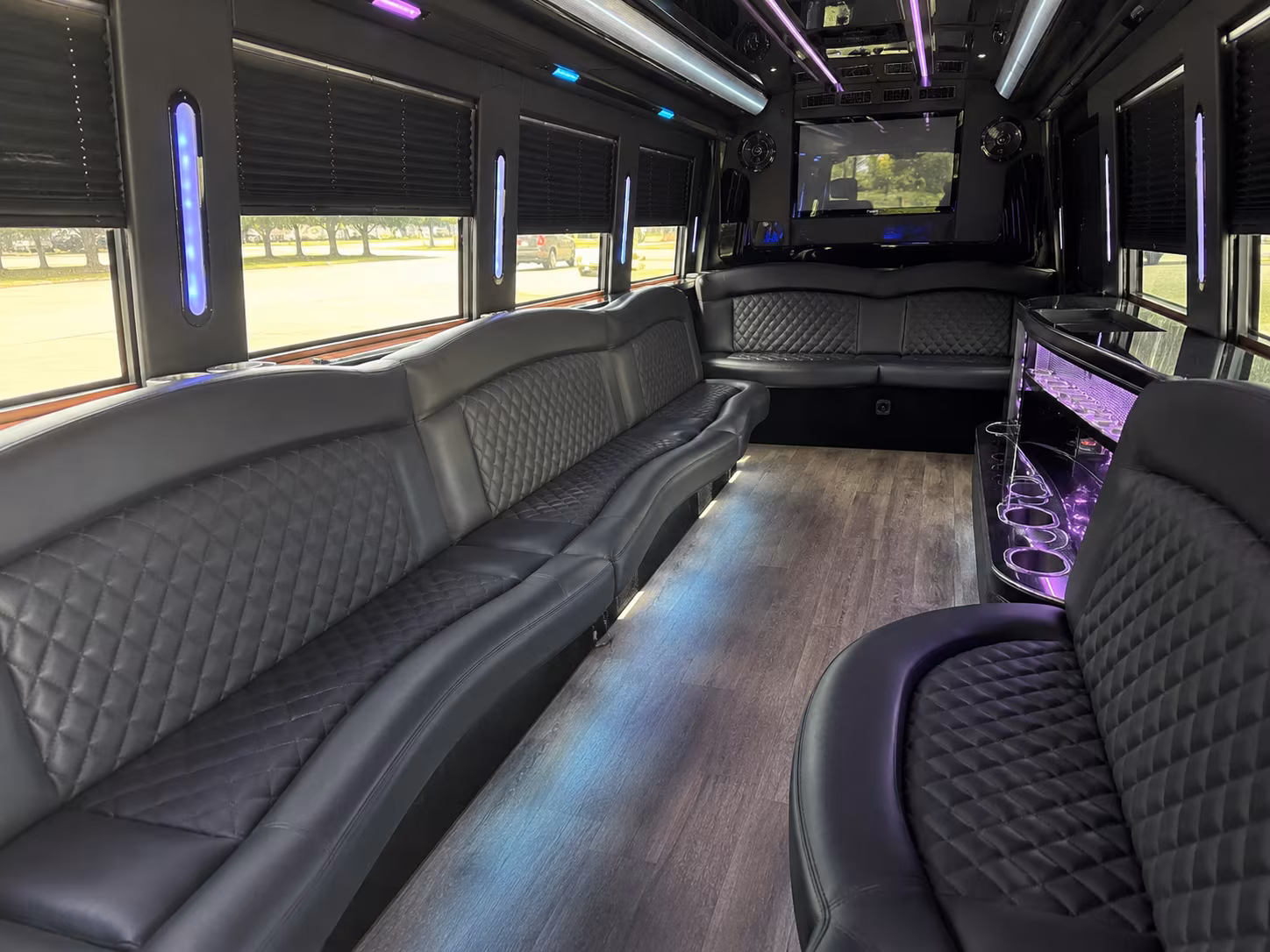 Pittsburgh Private Event Transportation party bus exterior