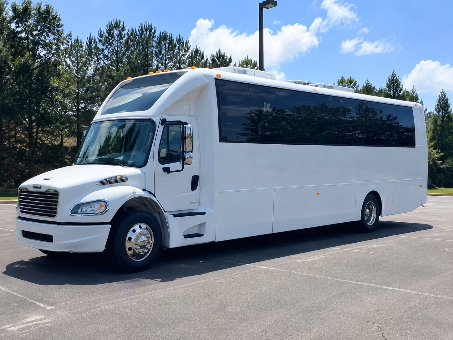 Pittsburgh Sporting Event Transportation party bus exterior