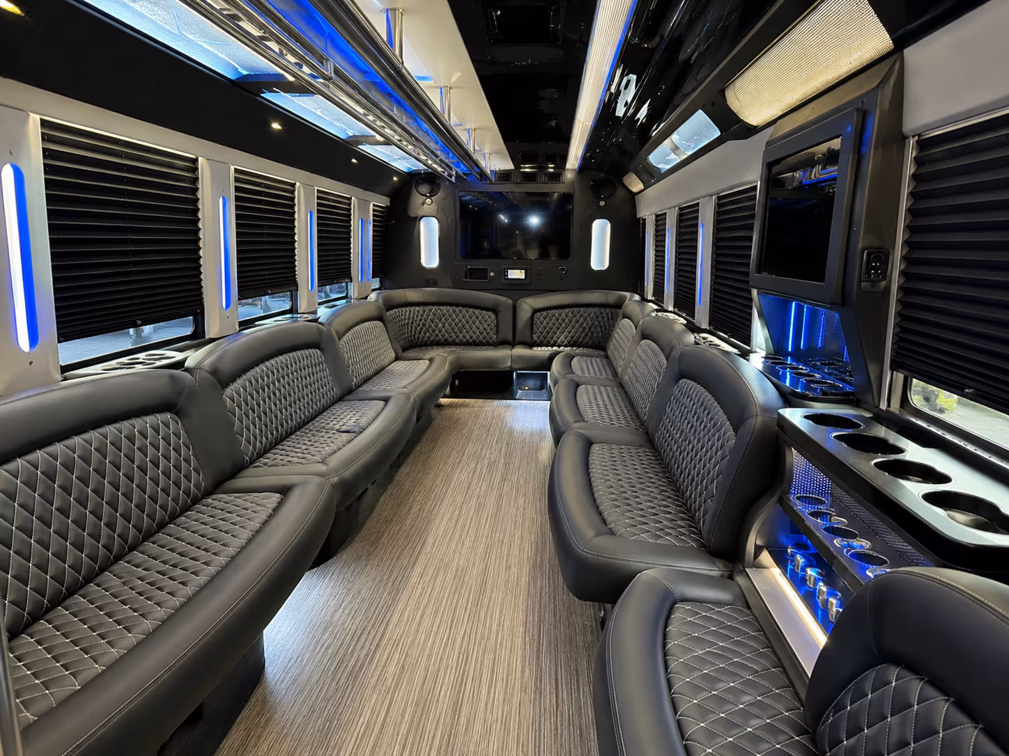 Pittsburgh Wedding Transportation party bus exterior