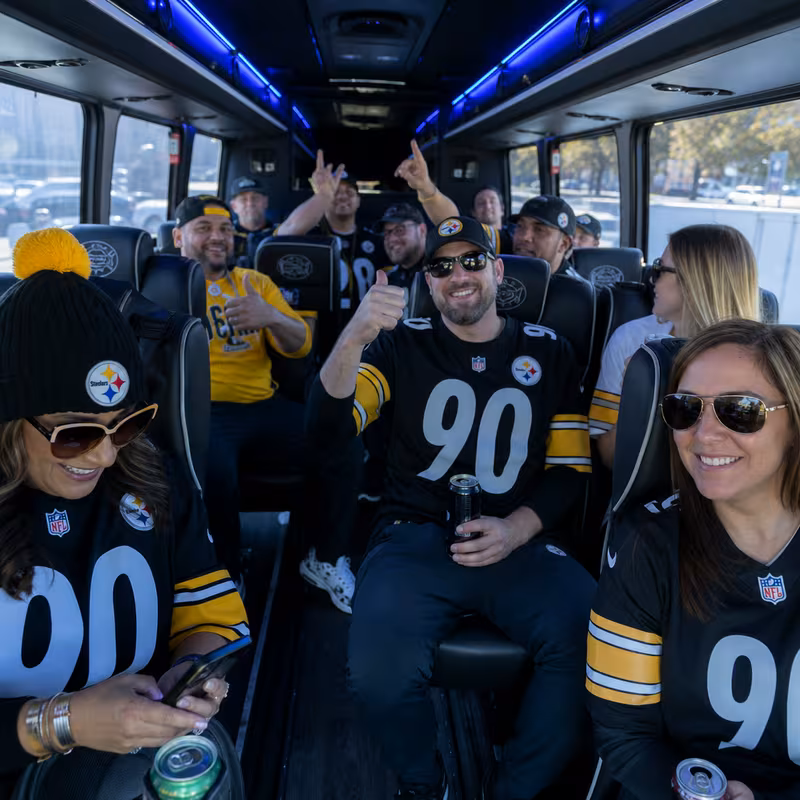 Pittsburgh Sporting Event Transportation fleet vehicle