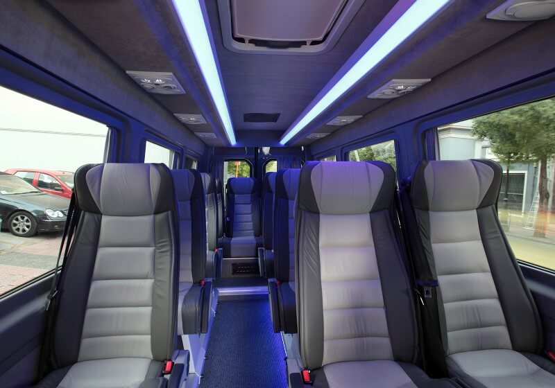 Scranton 18 Passenger Van/Minibus Interior