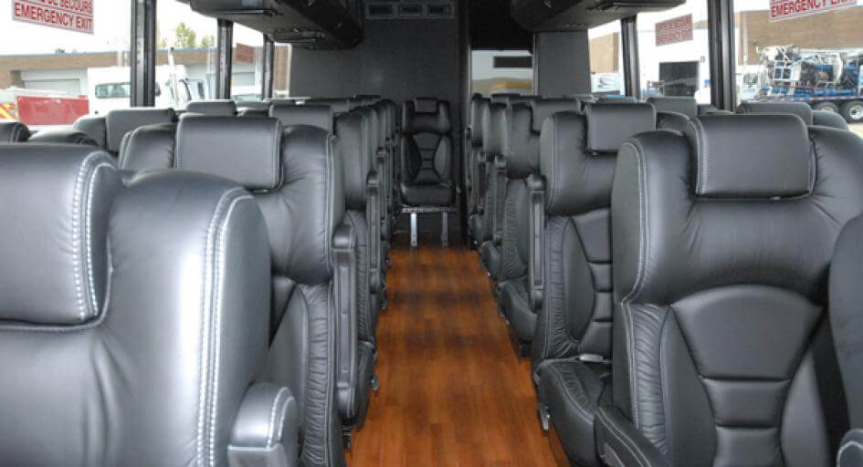 Akron 20 Passenger Minibus Interior