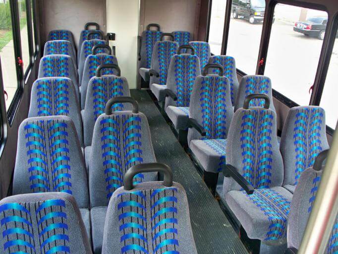 Reading 25 Passenger Mini Bus Interior