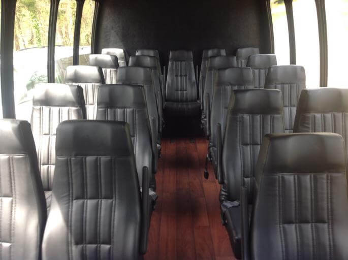 Wilkes Barre 30 Passenger Shuttle Bus Interior