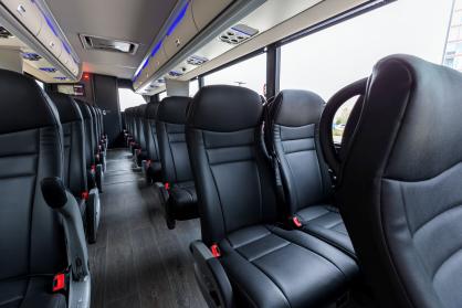 Reading 45 Passenger Mini Coach Interior