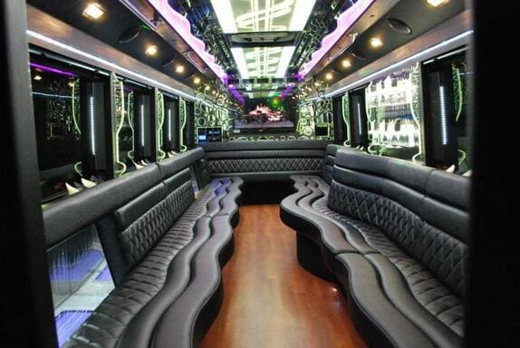 Scranton 25 Passenger Limo bus Interior